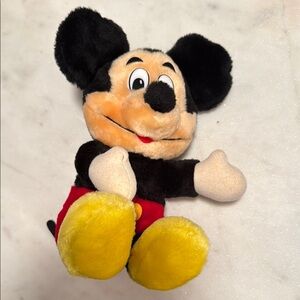 Vintage Late 80’s/Early 90’s Mickey Mouse Authentic Plush